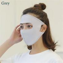 Ice Silk UV Protection Mask Fashion Full Face Breathable Sun Protection Mask Thin Sunscreen Face Cover Outdoor Cycling pilka