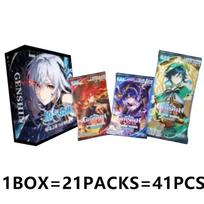 Genuine Genshin Impact Trading Collection Card Aether Kamisato Ayaka Amber Rare Anime Game Collection Card Children's Toy Gift