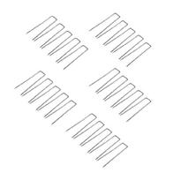 25 Pack Corrosion Resistant U Shape Soil Pins Quick Installation Plant Stabilizers For Yard Organization Rust Resistant 1
