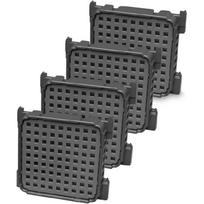 4 vnt. Anglies filtras Oro filtras Šaldytuvo filtro keitimas 7440021-00 9096989 9882460 988246000 1 gray