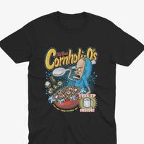 Beavis and Butt-Head Inspired T-Shirt, The Great Cornholio Cereal Parody Tee, Retro Cartoon Humor, Beavis and Butt-Head Fan, 90s Cartoon S