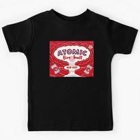 Retro Atomic Fireballs Kids T-Shirt 150