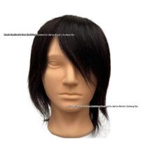 Real Hair Mannequin Head for Barber Practice: Curling, Dyeing, Perming, Precision Cutting, Styling