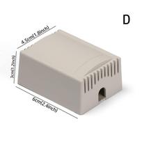 ABS Plastikas Baltas Instrumentų Dėklas Elektronikos Projektų Dėžutė Vandeniui Atsparus Dangtis Projekto Korpuso Dėžutės 60x45x30mm-D
