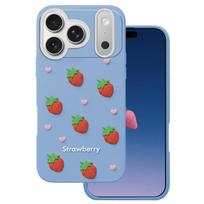 Strawberry Case For Iphone 17 Pro Max 6.9'' Blue 6,9'' mėlyna