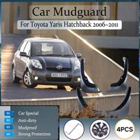 Automobilio purvasargiai Toyota Yaris Vitz XP90 Hečbekas 2006~2011 Sparnas Ratų arkos Purvasaugiai Purvasaugiai Dekoratyvinis Automobilis 2006~2011 juoda