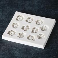 Saulėgrąžų rožių gėlės formos silikono formos tortas „pasidaryk pats“ dekoravimas šokoladinis 3D formų įrankiai