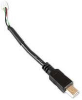 ELATEC CAB-M1, 0.12 m, Mini-USB B, Juodas