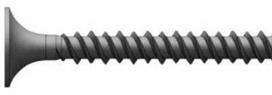 ITW „Spit“ gipso kartono varžtas 3,5 x 25 mm - gipso kartonas ant 0,6 mm plieninio profilio, juodas. 1000 vnt. pakuotėje.