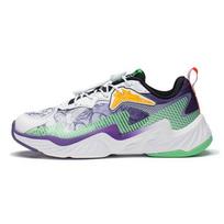 Li Ning Disney X  Shock Absorbing Rebound Sports Casual Shoes Buzz Lightyear Kids Sneakers White Purple Green YKCS168-1 39 white
