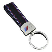 Red Weave blauzdos oda Red H Car Key Chain Ring Dovanų dekoravimas Sportas