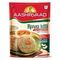 Aashirvaad Rava Idli Instant Mix, 1kg Pack, Easy to Make | 50 Rava Idlis in 3 Steps | Soft & Fluffy Idlis