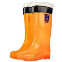 Factory Promotion Thickened Insulated PVC Rain Boots Durable Rubber Boot 40 geltona