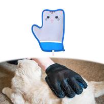 Cat Grooming Glove Brush Detangling Shedding Pet Hair Remover for Puppy Clothes Cat Pattern