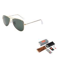 RayBan Full-frame Avant-garde Alloy Aviator Sunglasses Kids' 50 žalia