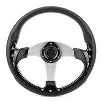 13.4in PU Car Racing Steering Wheel Sports Drifting Wheel Universal Modified Parts Black 34cm 13.4in juoda