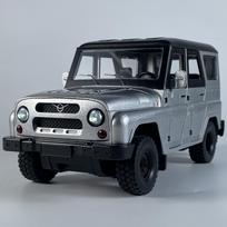 1:18 Rusijos UAZ Hunter Džipo Lydinio Liejimo SUV Visureigio Modelis Su Garsu Ir Šviesa Traukiamas Atgal Žaislai Kolekcija Dovana Draugams sidabras