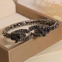 Leopard Bracelet Women's Forest Style Trendy Accessory Temperament Ornament Bracelet 18CM