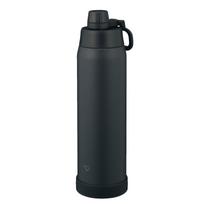 Zojirushi Water Dishwasher Seamless Only 3 Washes Insulated Cool Charcoal Bottle, 1.2L, [Quick Hydration], Safe, Cap, Required, Handle, Bottle, Black,