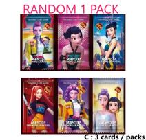 new 5pcs/Pack Kpop Demon Hunters Cards English Version Kids Toy Collection Cards Anime Cartoon Peripheral Collectible Cards