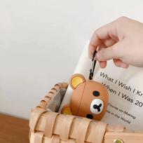For AirPods 4 1 2 3 Pro Pro2 Earphone Case Cute Bear Cartoon Silicone Protective Headphone Box with Pendant Cover For Airpods 1 2 ruda