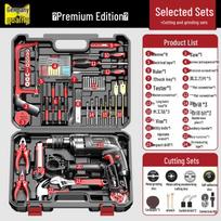 AIRUIDUN 220V Corded Impact Drill & Grinding Set CN plug (adapter included)
