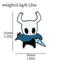Game Hollow Knight Silksong Lace Hornet Cosplay Brooch Kawaii Alloy Enamel Badge Lapel Pin Bag Costume Ornament Accessories Prop