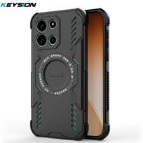 KEYSION Hollow Heat Dissipation Case for OnePlus Nord 6 Soft Silicone+PC Magnetic Cooling Shockproof Phone Cover for 1+ Nord 6 for OnePlus Nord 6 juoda