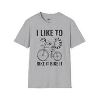 Lemur Bike T-Shirt: Madagascar Inspired Engraving Style S