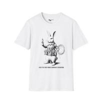 Fast Fix for Your Current Situation/ Engraving-Style Electrician Rabbit T-Shirt XL