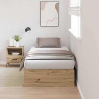 Storage Bed Frame Artisan Oak 100 x 200 cm