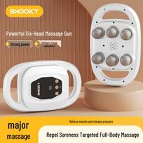 SMOOKY Six-Head Fascia Massage Gun CN plug (adapter included)
