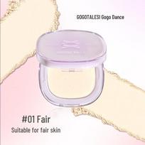 GoGoTales Soft Focus Essence Pressed Powder: fine texture, lightweight, breathable, oil control, waterproof setting powder.