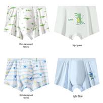 Boys' Lightweight Ice Silk Nylon Sports Underwear - Antibacterial, Breathable, High Elastic, No-Tight Waist, for Medium & Large Children 2XL 140 [9-10 years]