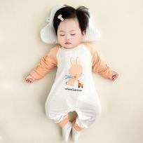 Modal Infant Long Sleeve Summer Onesie Pajamas - Boys & Girls 100cm for 26-30 lbs