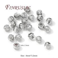 30/60Pcs 18K Gold Plated Spacers Beads For Bracelets Making,Brass Beads For Jewelry,Bead Separators, DIY Jewelry Accessories 30 pcs