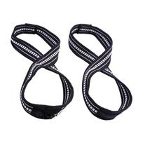 Direct Thicken Durable Wrist Cuffs Figure 8 Straps Gym Weightlifting Straps for Sports Pull-ups Weight Lifting juoda