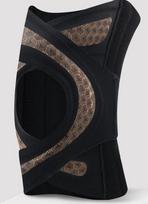 Thin Sports Knee Pad V-shaped Cushioning Double Elastic Cross Strap Compression Sheath Running Knee Support Fixed Patella Sheath M juoda