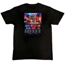 Men's and Women's T-shirts Nelly On Tour Where The Party Graphic Print MensUnisex T-Shirt S M L XL 2 3 4 XL XS