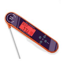 Food Cooking Thermometer With Multi Color Backlight And Temperature Conversion For Grilling And Baking violetinė