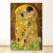 Abstraktus aliejinis paveikslas ant drobės Spaudinys Plakatas Šiuolaikinio meno Sieniniai paveikslėliai gyvenamajam kambariui Cuadros Classic Menininkas Gustavas Klimtas bučinys 21X30CMNo Framed