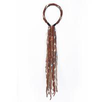 22Inch Bohemian Tassel Headband Synthetic Colorful Braids Hairpieces  Party kava