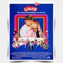 GREASE  SIGN METAL WALL PLAQUE Film Movie Cinema Advert poster printAluminum 20x30cm（7.8x11.8inch）