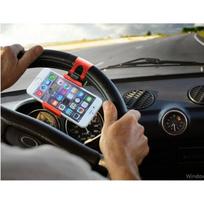 Automobilio vairo rankenos telefono laikiklis