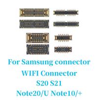 For Samsung S22 S21 Ultra S21U S20 Plus Antenna FPC Connector WiFi Board Mobile Phone Flex Cables for G991 G996 F B G985 G981 Samsung&on board 2*12 sidabras