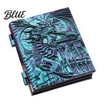 Smooth Rotating Dice Tray 7-in-1 Box Vintage Magic Spell Book with Dragon Relief