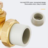 A25F-PPR Gate Valve Hot Melt Double Union Tap Water Pipe Switch As Shown PPR20