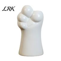 Pen Holder Vase Cute Cat Paw Flowers Vase, for Fresh/Dry Tabletop Flower Flowers, Decorative Ceramic Home Room Office Party Wedding Adorable balta
