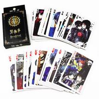 Anime Kuroshitsuji  Black Butler Poker Cards Toy Cosplay Board Game Cards With Box Collection Deck Card