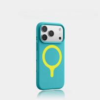 Fashion Dopamine Color Skin Feel Liquid Silicone Magnetic Case for IPhone 17 Pro Max 16 Pro for Magsafe Wireless Charger Cover iPhone17